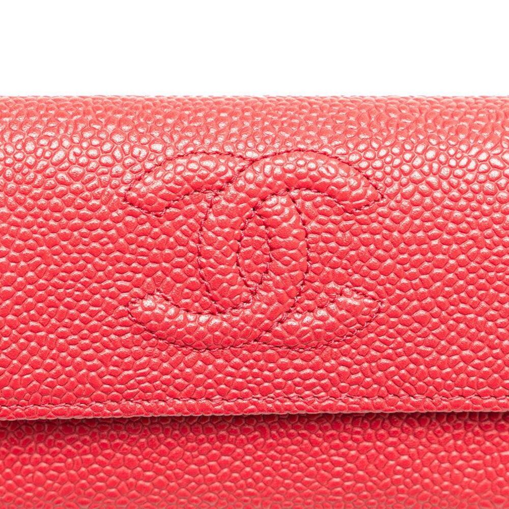 Chanel Coco Mark Caviar Skin Card Case - Picture 5 of 10